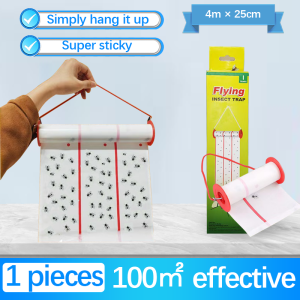 ✨Super strong viscosity✨flies trap sticky 4m×25cm fruit fly trap