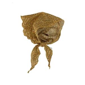 Thời trang Polyester Khăn trùm đầu mô hình hoa tinh tế headwrap đa năng Bandana khăn theo Mùa mặc Mũ sắt