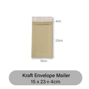 Kraft Bubble Mailers Durable Waterproof 20 pcs / 50 pcs 5 Sizes