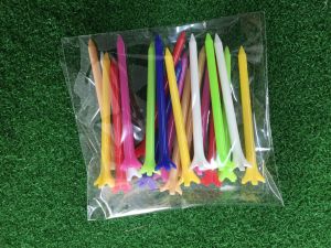 tee golf-tee golf chất liệu nhựa cứng nhiều màu-tee golf 70mm- tee golf- 골프 티