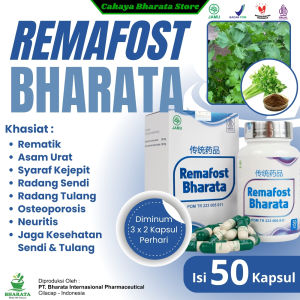 Remafost Bharata Obat Rematik Asam Urat Syaraf Kejepit 100% Herbal