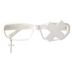 Funny Novelty Eyewear Subcultures Crucifix Glasses Frame Gothic Crosses Eyeglasses Party Glasses Anime Cosplay Costumes