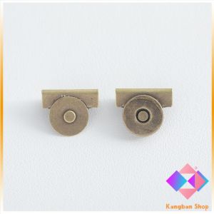 KANGBAN กระดุมแม่เหล็ก DIY สำหรับติดกระเป๋า เสื้อผ้า งานหัตถกรรมต่างๆ ไม่ต้องเย็บ ไม่ต้องเจาะ 1 ชุด Bag Magnetic buckle