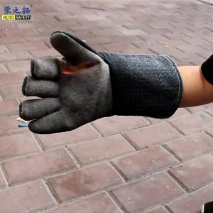 耐高温400度耐磨防滑防烫隔热烧烤烤箱微波炉工业专用劳保手套