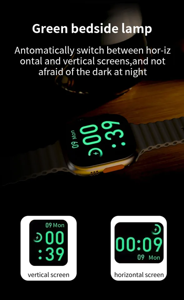 Smart Watch Ultra Series 8 Nfc Smartwatch Men Women Bluetooth Call  Waterproof Wireless Charging Hd Screen For Apple Xiaomi