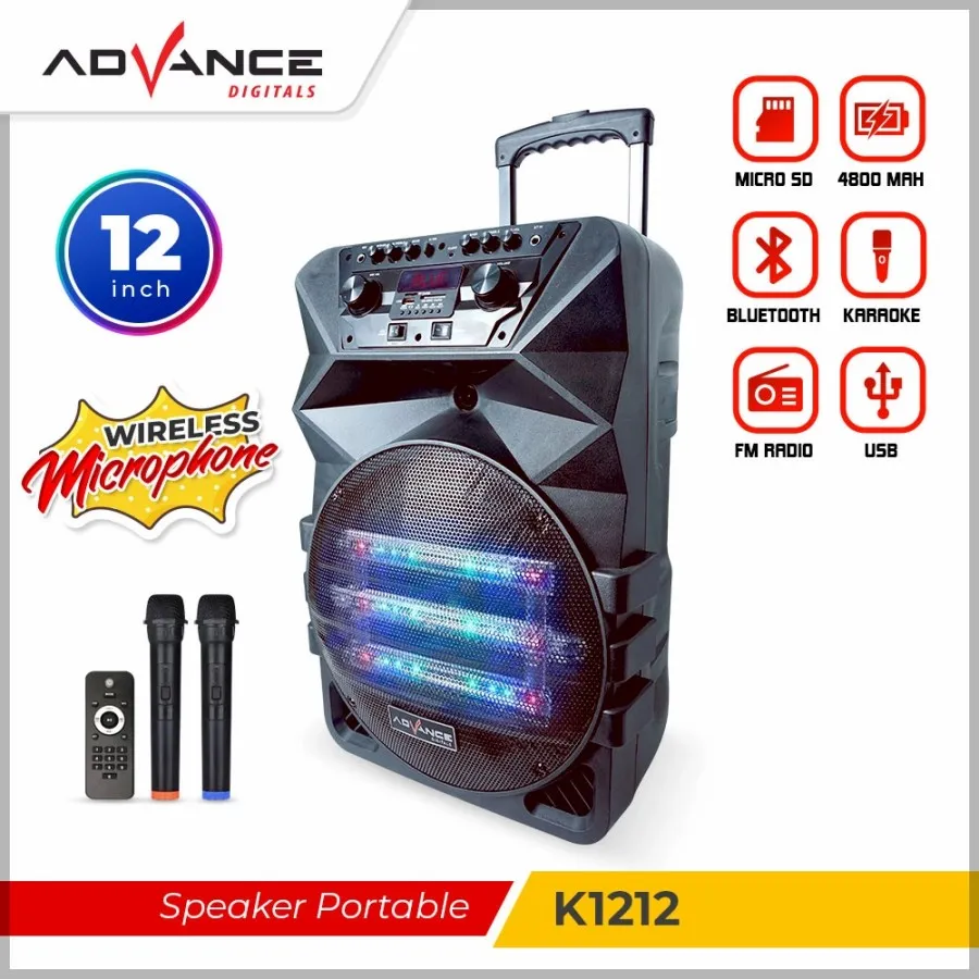 Speaker portable hot sale advance 12 inch