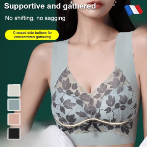 Womens gathered nonmarking bra Comfortable antisagging adjustable underwear Seamless Tank Top Body Shaper for Women