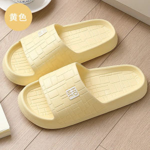 Free Shipping EVA Indoor Thick-Soled Slippers Non-Slip Bathroom Shower Sandals Suitable For Both Indoor And Outdoor Wear With A Patchwork Design And Comfortable To Wear