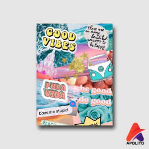Wall Decor Hiasan Dinding Rumah Doodle Art Colour