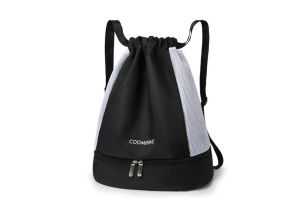 Balo dây rút nữ thể thao có ngăn giày đựng quần áo túi túi rút Coomikke [Ảnh thật]