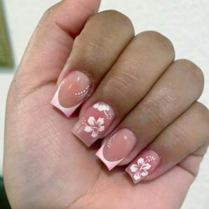 Báo Chí trên móng tay móng giả dính keo trên móng tay giả móng tay móng Tay Acrylic móng tay giả nhân tạo cho thiết kế móng nghệ thuật Tự làm