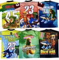 เสื้อเด็กทุงทุงทุงซาฮูร่า !!New (!!โปรดดูตารางไซส์ของทางร้านก่อนสั่งซื้อ สำหรับเด็ก2-12ปี) เสื้อพิมพ์ลายทั้งตัว ผ้ามันไมโครเนื้อนิ่ม. 