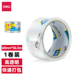 Heavy Duty Clear Packaging Sealing Tape Strong Adhesion Parcel Shipping Tape Roll Deli 30367 Pita Pelekat Pengedap Lutsinar Kuat Pembungkusan Bungkusan Kurier Premium Quality High Performance