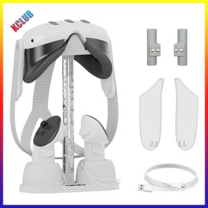 【New Arrival】 Display Stand and Charging Dock for Oculus Meta Quest 3 VR Controllers with Anti-Slip Base and LED Power Indicator