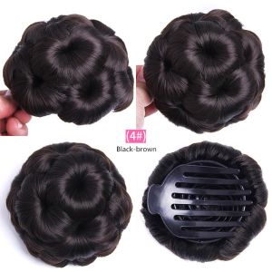 Bridal Ball Head Hair Bun Hair Ring Costume Bud Wig Women Girls Hair Extension Pad Accessories
