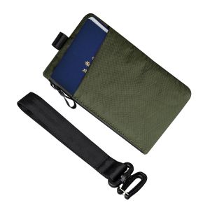 US Xpac Waterproof Zipper Clutch Wallet RFID Blocking Material Cards Passport Holder 3 External Slots for EDC Gear