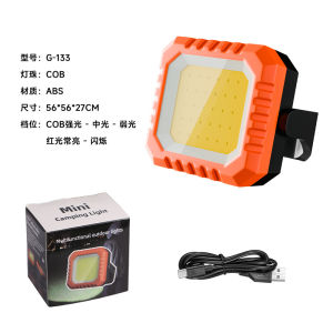 AE Đèn pinmóc khóa di động độ sáng cao có hiển thị mức pin đèn làm việc từ tính mạnh đèn pinsạc lại được