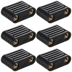 6Pcs 2-Hole Footstrap Insert Windsurf Board Footstrap Paddle Board Accessory Brass Nut Kayak Board Inserts Part