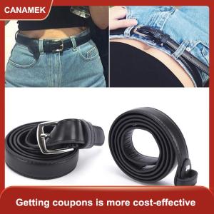 【CANAMEK 】 2017 Hot Fashion Women Belts Leather Metal Pin Buckle Waist Belt Waistband