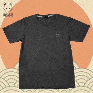 เสื้อยืด OKAMI "โลโก้อก" "คอกลม" สีคลาสสิก