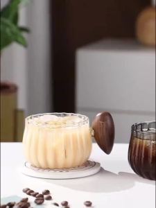 FCBincoo cốc cà phê thủy tinh cốc nước chịu nhiệt Cốc uống nước văn phòng hộ gia đình Mỹ buổi chiều tách trà 250ml