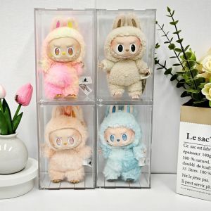 ANGCHI ความจุขนาดใหญ่ กล่องเก็บตุ๊กตา โปร่งใส ไม่ซึมน้ำ กล่องแสดง ของตกแต่ง ป้องกันฝุ่น แท่นแสดงตุ๊กตา ของตกแต่งตุ๊กตา