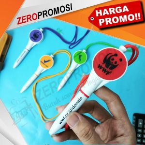 Souvenir Pulpen Pen Pena Promosi Tipe Raket Gendang Unik Dengan tali