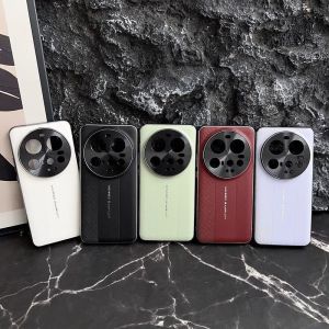 For Xiaomi Mi 15 Ultra Case Luxury Plating Hard PU Protective Back Cover Case For Xiaomi Mi 15 14 Pro Mi13 14Ultra Phone Shell