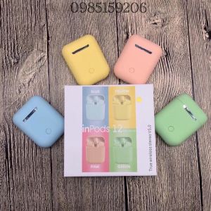 Tai Nghe Bluetooth i12 CHÍNH HÃNG Cảm Ứng Nhỏ Gọn Đủ Màu Nghe Nhạc Cực hay Inpod 12 i12