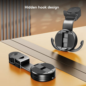 OATSBASF Car Rear Seat Phone Holder Car Headrest Hidden Rugged Hook