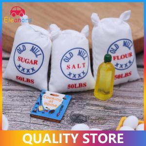 [Eleanor] 1Set Dollhouse Miniature Simulation Whisk Flour Bag Modle DIY Accessories Decor