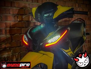 DYNOPRO SRL115 FI / LAGENDA115 FI LED MATA GABAN /  LED PILOT LIGHT WITH RUNNING SIGNAL PNP LED HEAD LAMP