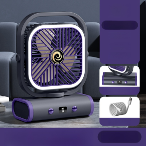 พัดลมหมุนเวียนอากาศอัตโนมัติ 5 สปีด