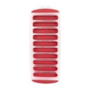 PANG8 Silicone Long Strip Ice Cube Mold with Lid Homemade Ice Cube Tray Popsicle Mold 10 Holes Baking Mold Summer