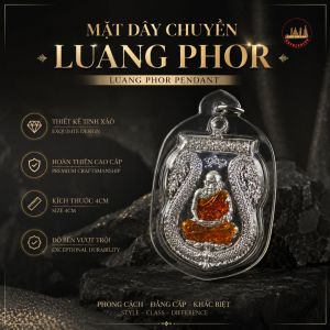 MẶT DÂY CHUYỀN TRANG TRÍ LUNGPHO BỌC NHỰA MANG THEO BÊN NGƯỜI GIÚP TÂM TRÍ BÌNH YÊN