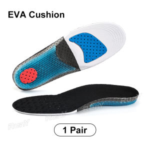 RunY Sport Insole Silicone Gel Insoles Soft Elastic Running Shoes Pad Men Women Spring