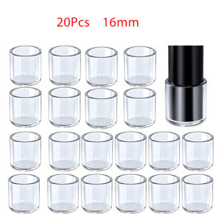 20Pcs Clear Furniture Table Covers Chair Leg Caps Silicone Footing Chair Leg Floor Protectors