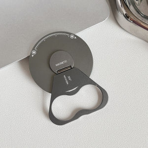 2025อะลูมินัมอัลลอยที่วางแหวนแม่เหล็กอัพเกรดขาตั้งโทรศัพท์ MagSafe (หมุนได้360 °)Mag อุปกรณ์เสริมที่ปลอดภัยสำหรับ iPhone 16 Pro Max 15 14 13 12เคสที่มีรูสองชั้น