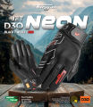 ถุงมือ Furygan รุ่น Jet Neon D3O สี Black/White/Red. 