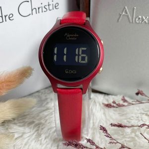 (BISA COD) Jam Tangan Wanita Alexandre Christie AC 2957 AC2957 Garansi Resmi 1 Tahun - Tali Kulit
