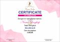 cetak sertifikat salon piagam penghargaan untuk salon nail art sulam alis eyelash zain grafika. 