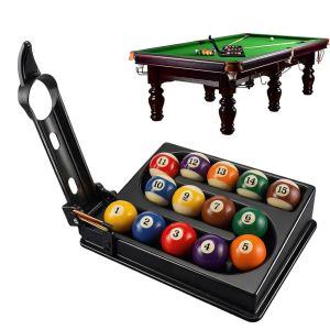 SJJL Anti-slip Billiard Pool Rack Precision Alignment High Efficiency 5-point Billiards Ball-setting Device Durable Tight Fit Billiards Positioning Trainer Billiard Accessories