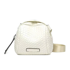 Women Fashionable Weaving Large Capacity Shell Bag Soft Shoulder Bag Waterproof Handbag Crossbody Bag