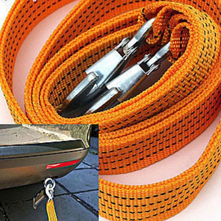 Car Pully Rope Heavy Duty 3000kg Car Pull Towing Rope Towing Cable Nylon | Lazada PH