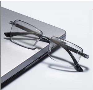 (Hot sale) Kính đọc sách kính viễn thị kính lão thị trung niên nam nữ không vành siêu nhẹ gọng thời trang quà tặng bố mẹ ông bà cực sang xịn cao cấp chuẩn độ