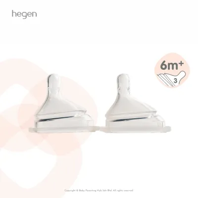 Hegen Fast Flow 6months+ 2pack Teat Nipple