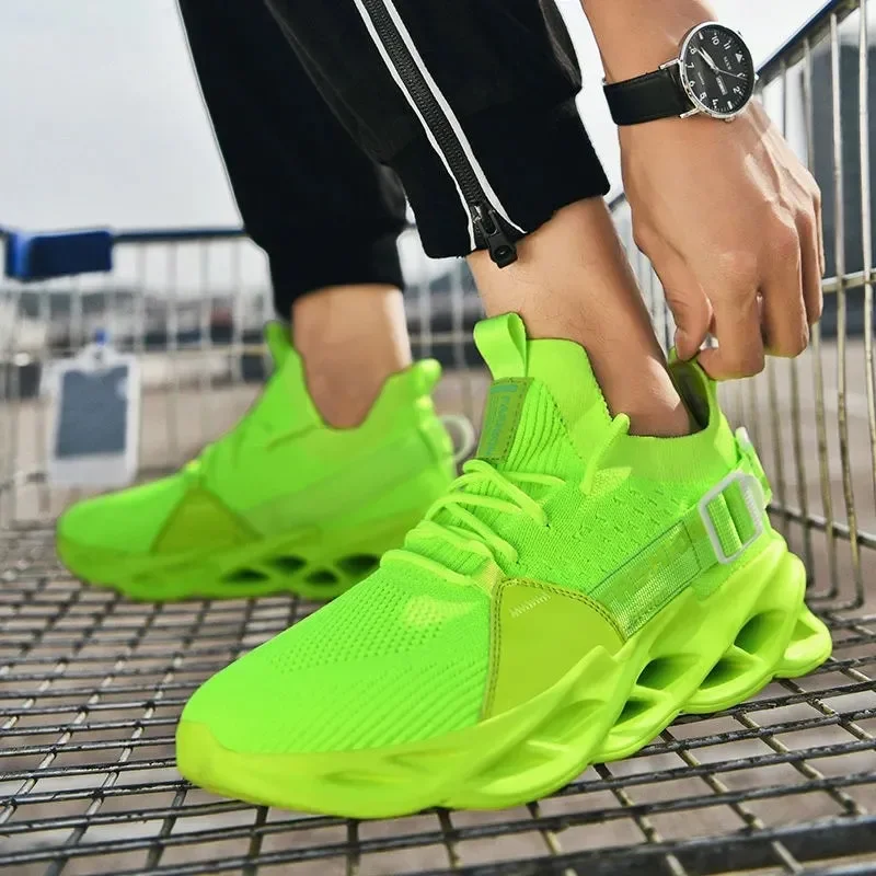 Highlighter deals green sneakers