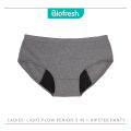 Biofresh Ladies Antimicrobial Light Flow Leak Proof Menstrual Hipster Period Panty 1 piece ULPHG0402. 