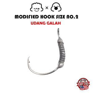 Customized Prawn Hook Mata Kail Udang Modified Size 2 & Size 1 特别定制虾钩