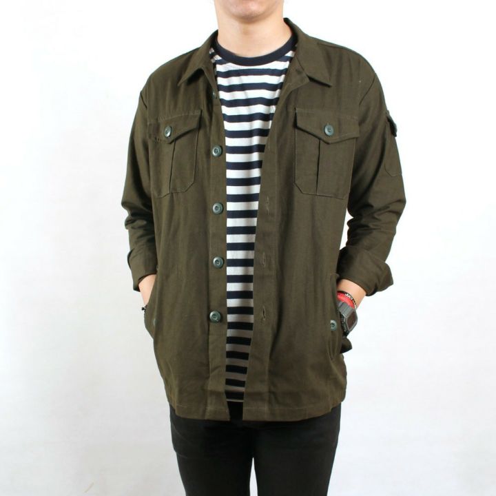 Jaket trucker hot sale army